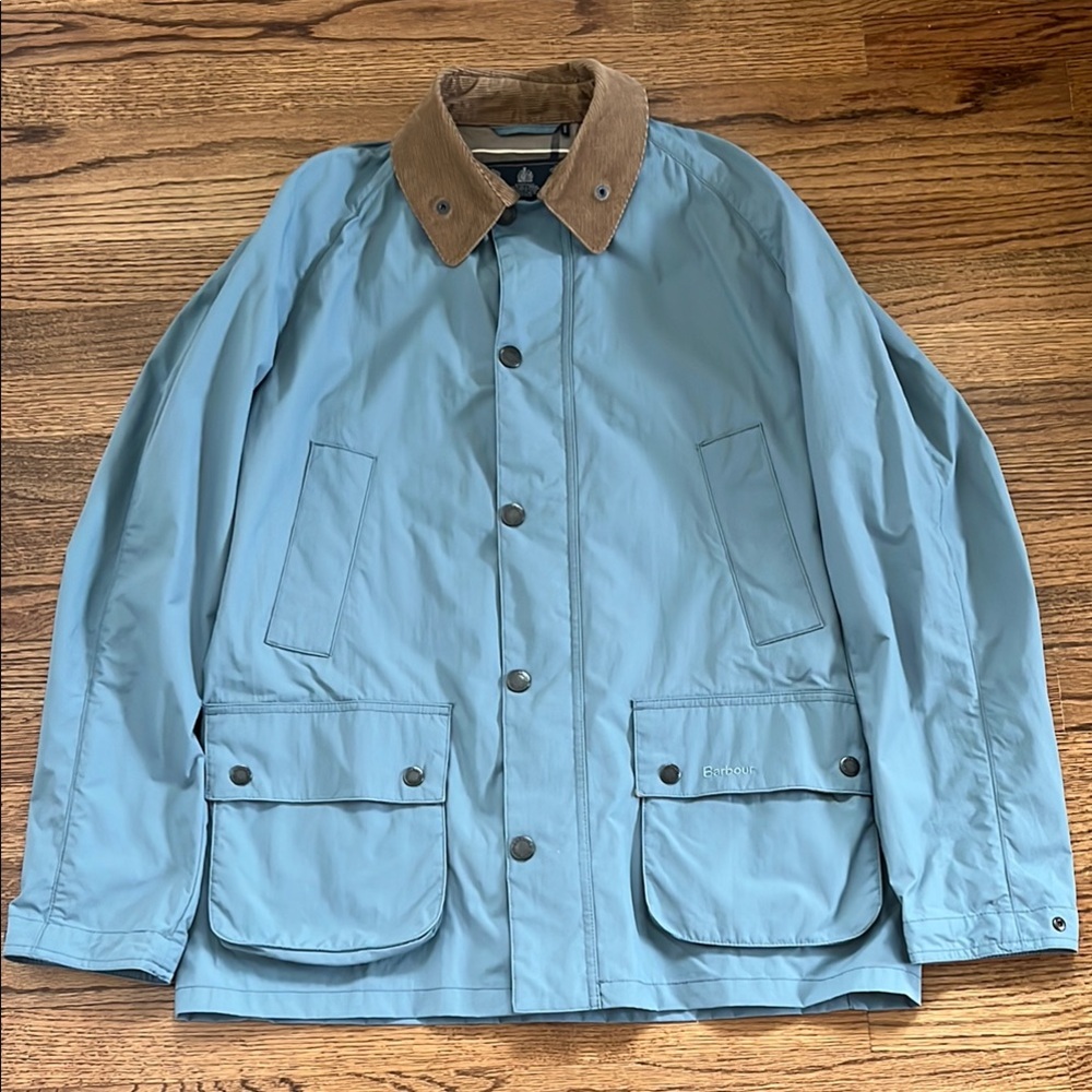 Barbour Squire Jacket with Tan Collar